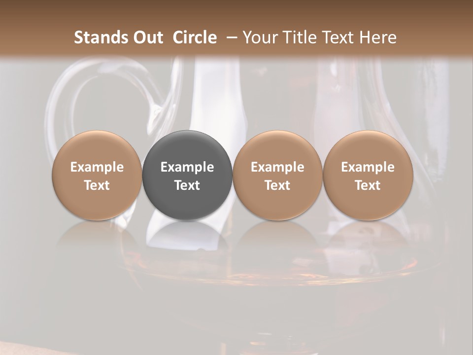 Liquor Close Up Cognac PowerPoint Template