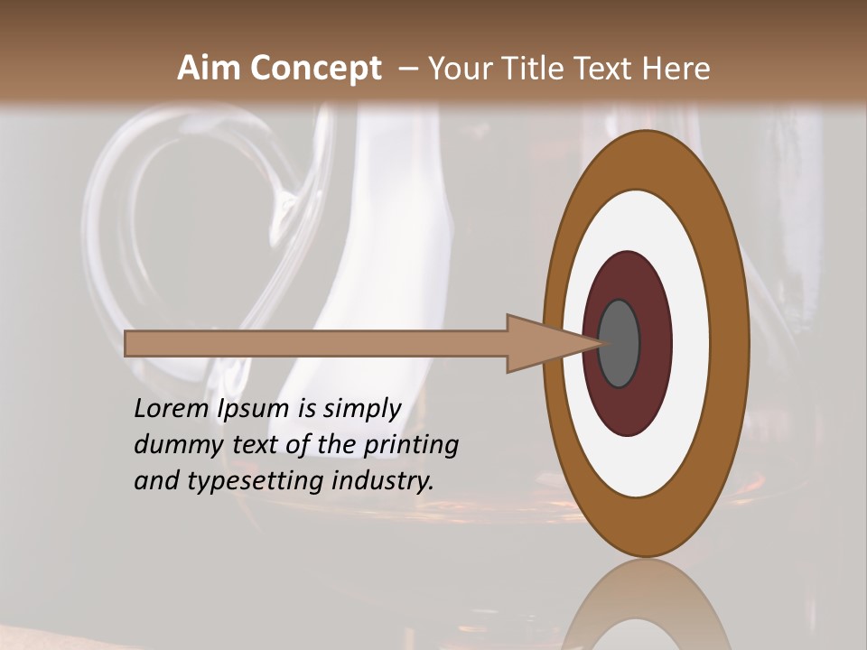 Liquor Close Up Cognac PowerPoint Template