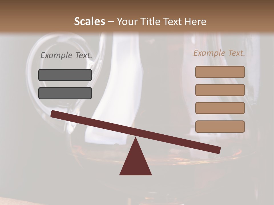 Liquor Close Up Cognac PowerPoint Template