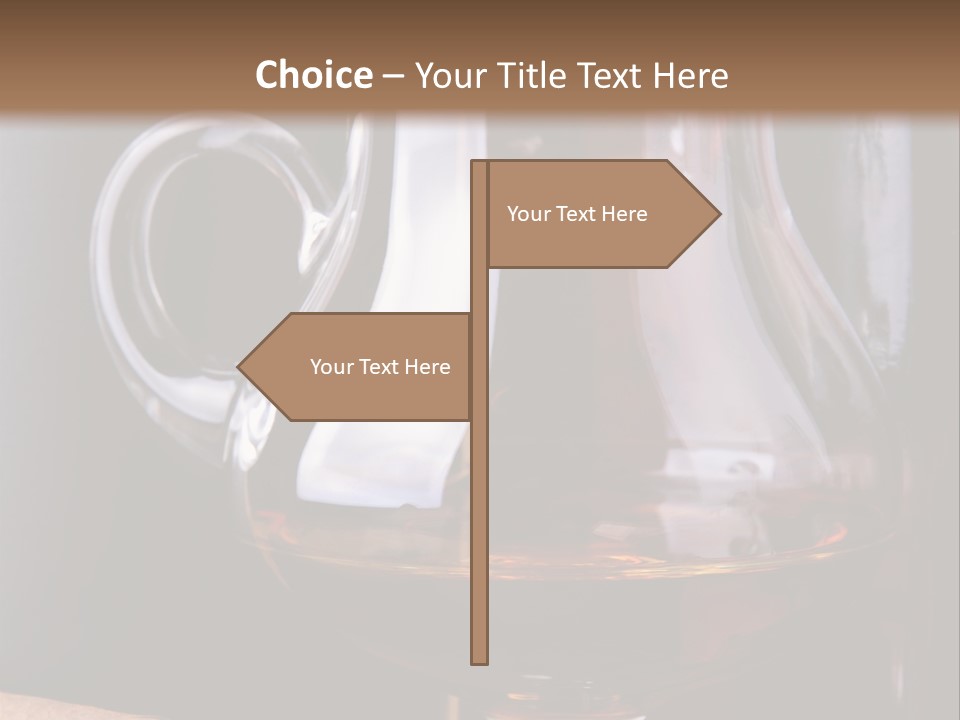 Liquor Close Up Cognac PowerPoint Template