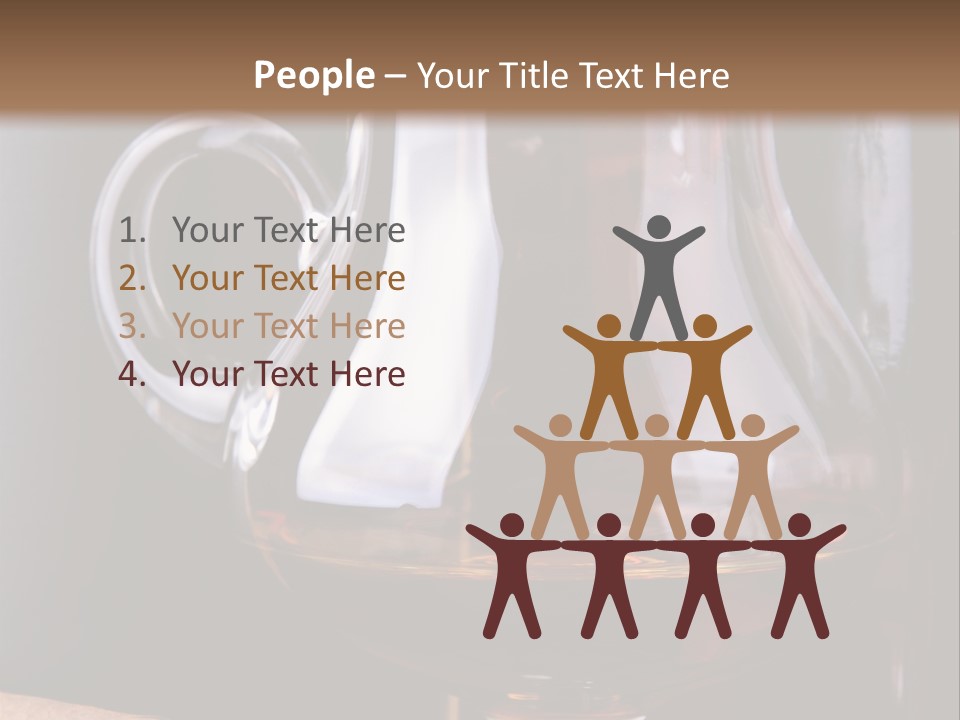 Liquor Close Up Cognac PowerPoint Template