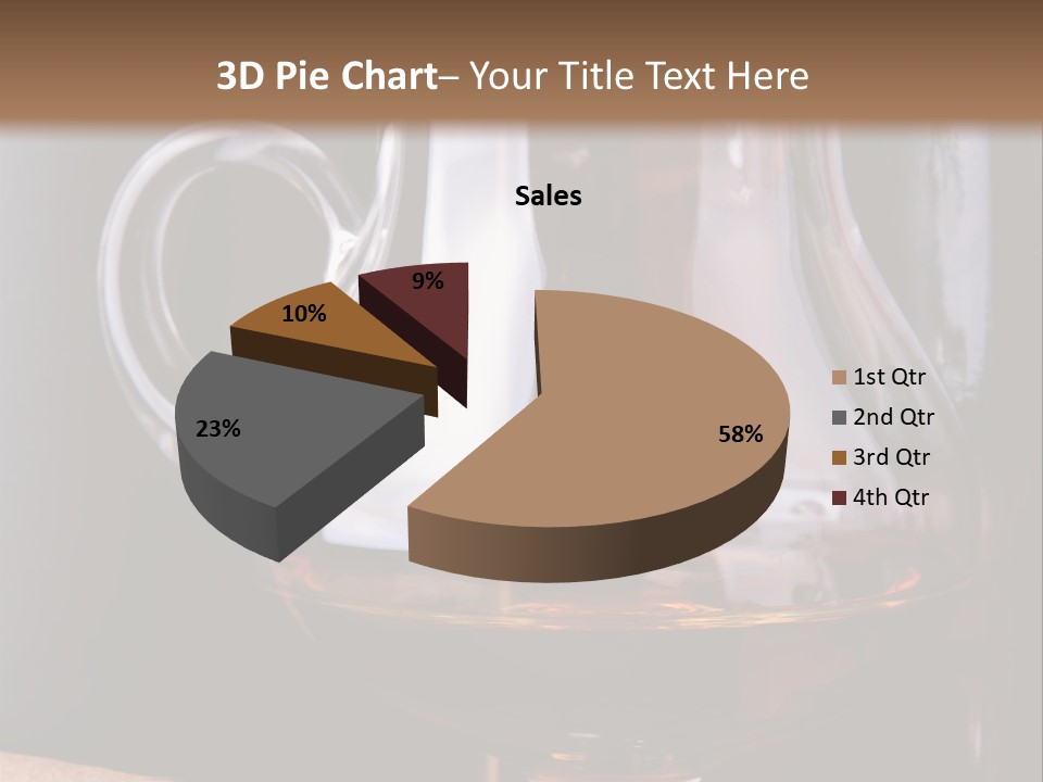Liquor Close Up Cognac PowerPoint Template