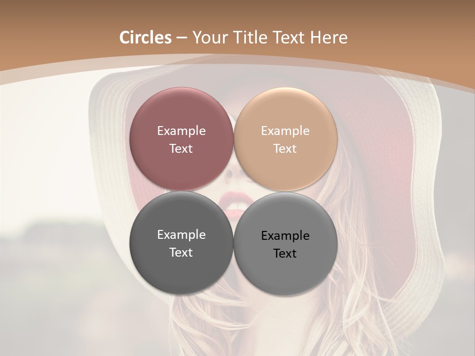 Hot Woman Water PowerPoint Template