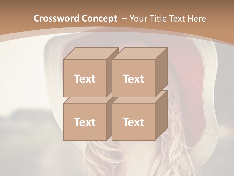 Hot Woman Water PowerPoint Template