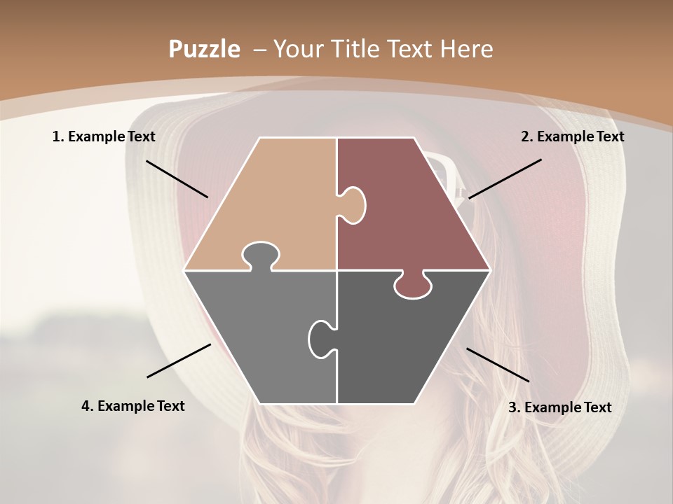 Hot Woman Water PowerPoint Template