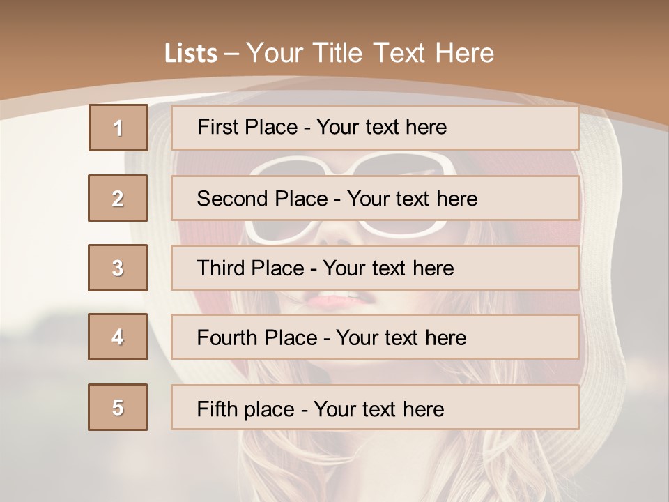 Hot Woman Water PowerPoint Template