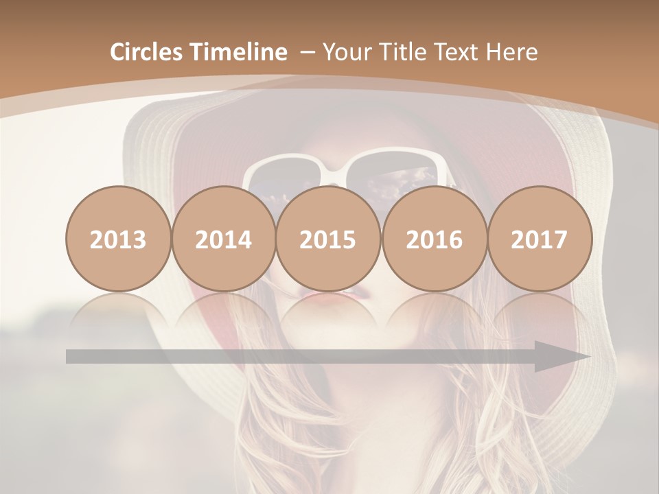 Hot Woman Water PowerPoint Template