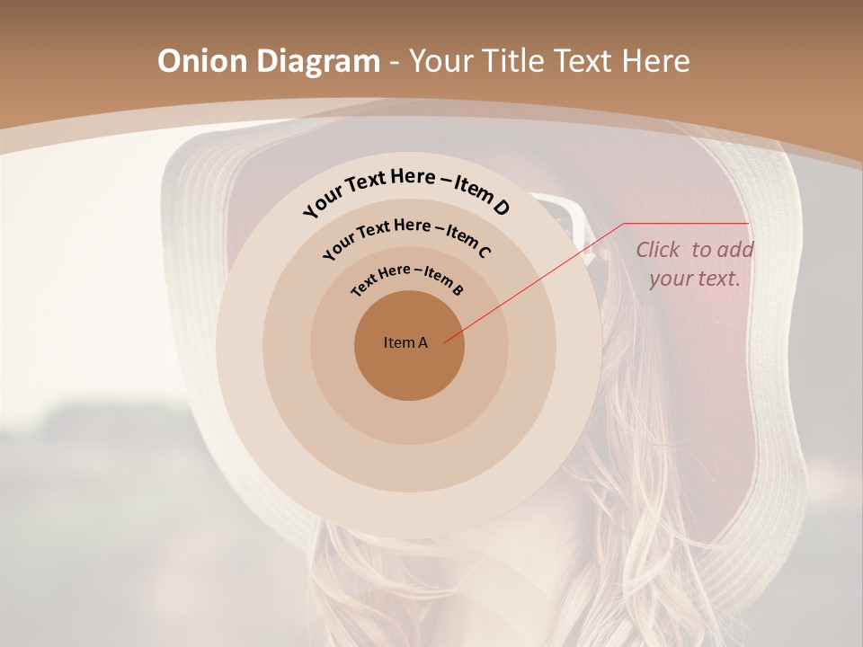 Hot Woman Water PowerPoint Template