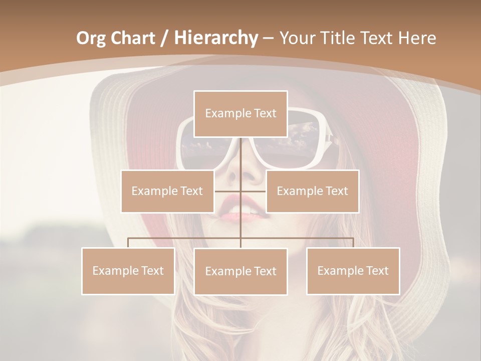 Hot Woman Water PowerPoint Template