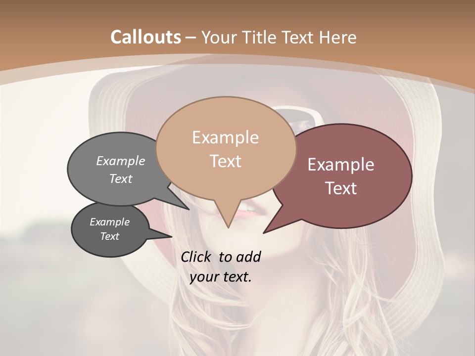 Hot Woman Water PowerPoint Template