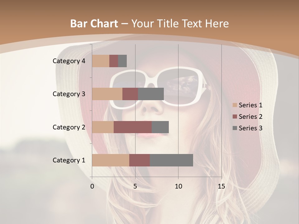 Hot Woman Water PowerPoint Template