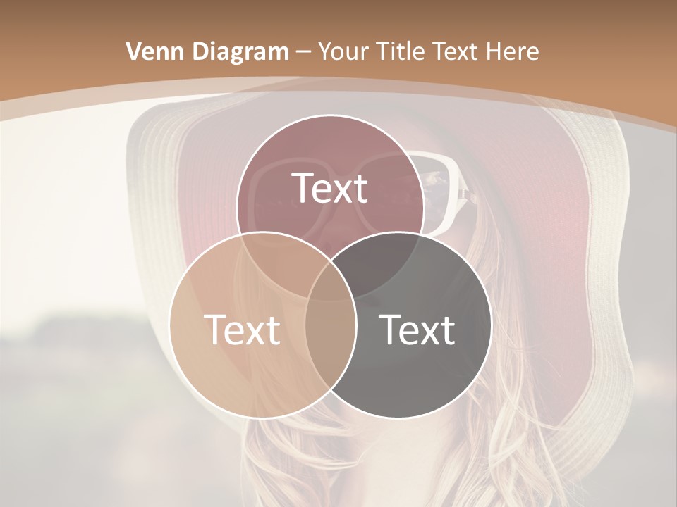 Hot Woman Water PowerPoint Template