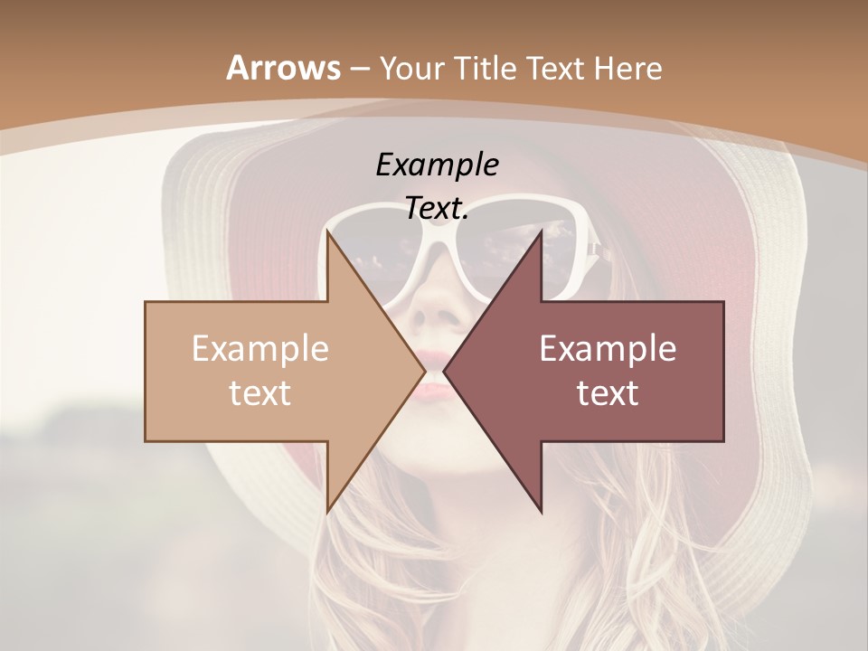 Hot Woman Water PowerPoint Template