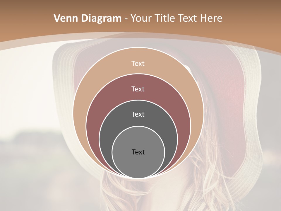 Hot Woman Water PowerPoint Template