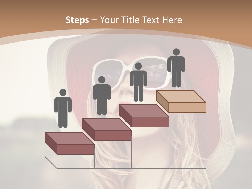 Hot Woman Water PowerPoint Template