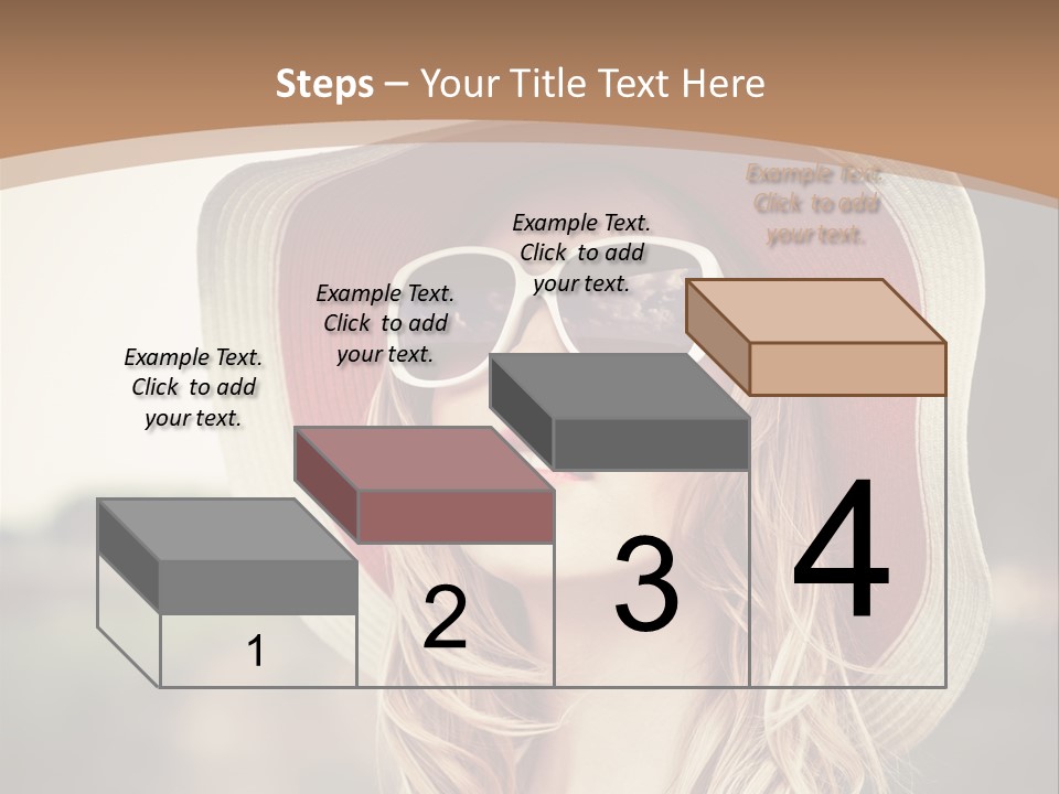 Hot Woman Water PowerPoint Template