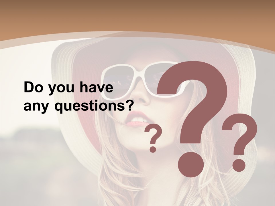 Hot Woman Water PowerPoint Template