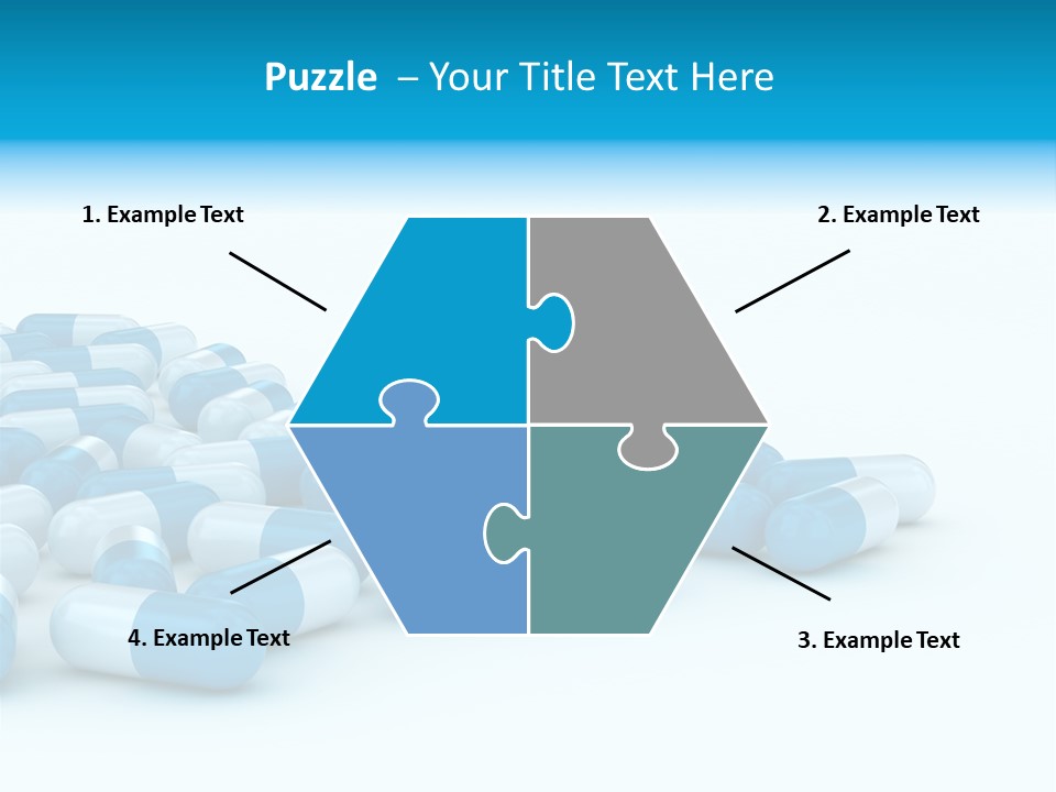 Painkiller Close Up Medicament PowerPoint Template
