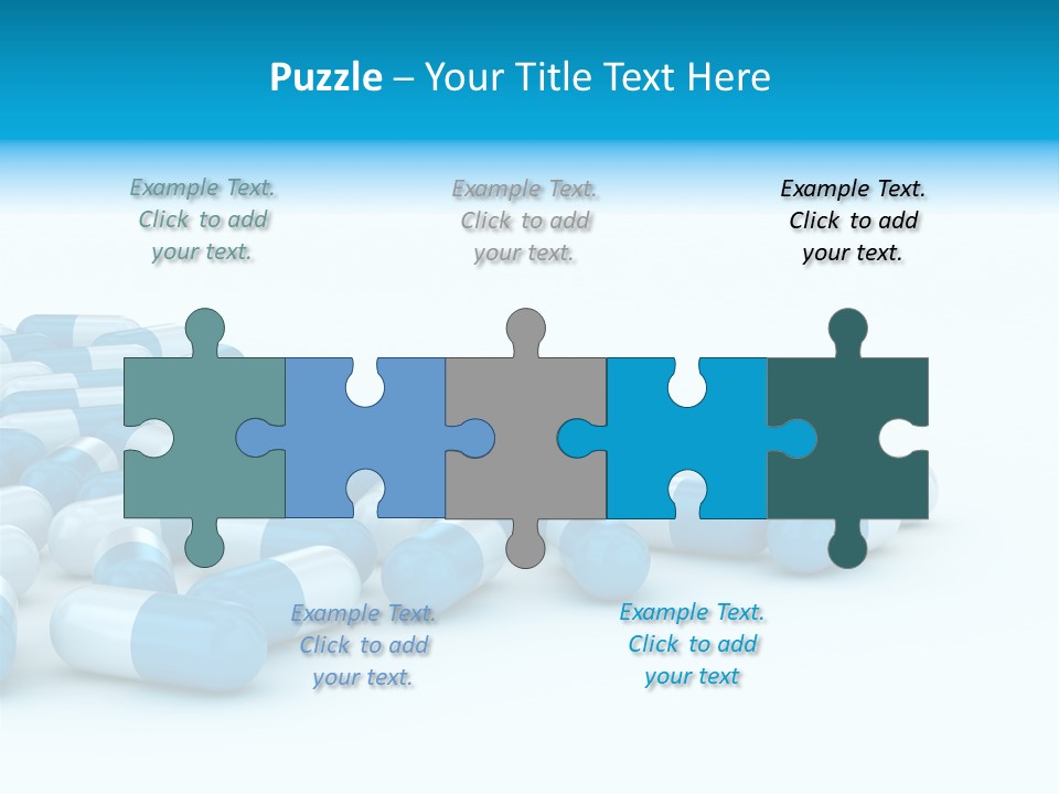 Painkiller Close Up Medicament PowerPoint Template