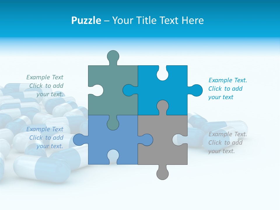 Painkiller Close Up Medicament PowerPoint Template