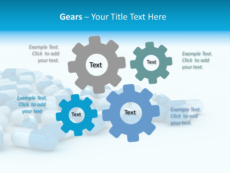 Painkiller Close Up Medicament PowerPoint Template