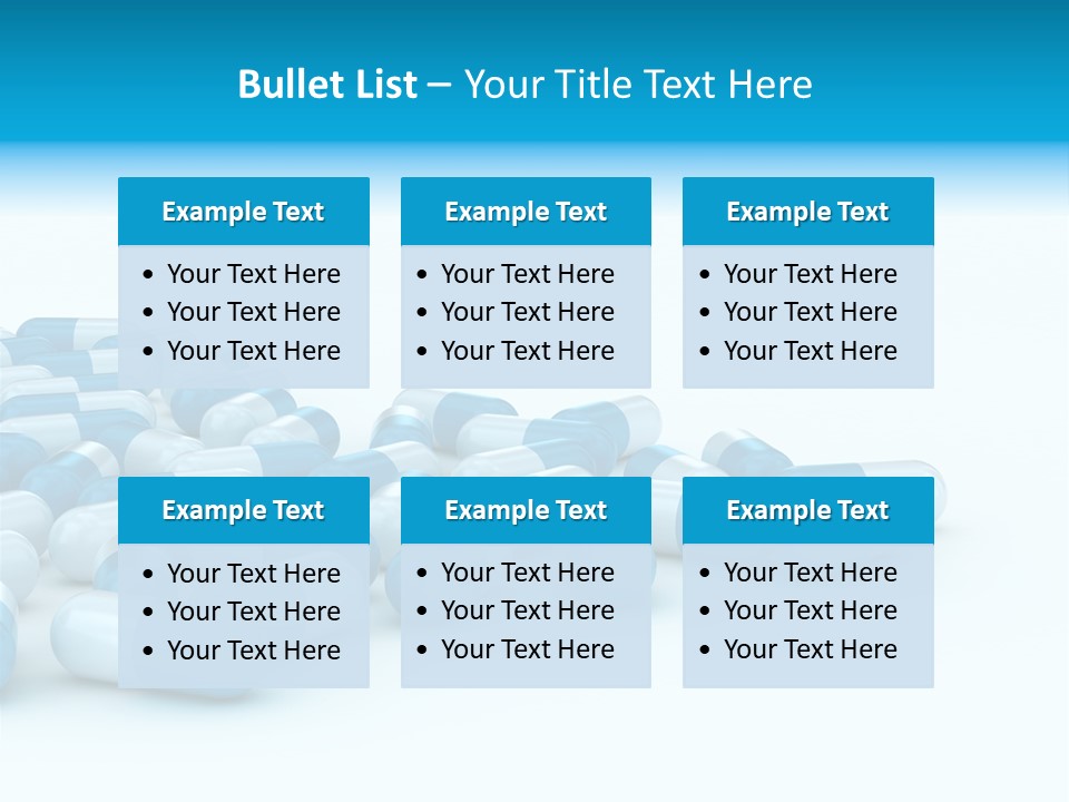 Painkiller Close Up Medicament PowerPoint Template