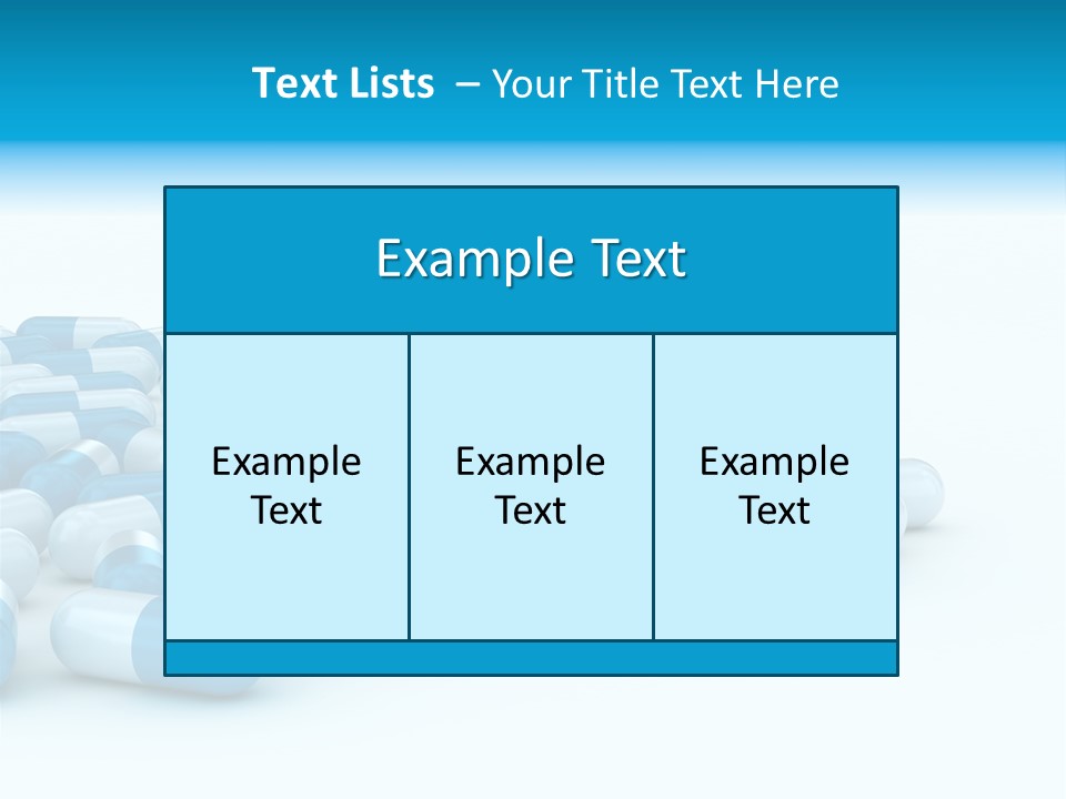 Painkiller Close Up Medicament PowerPoint Template