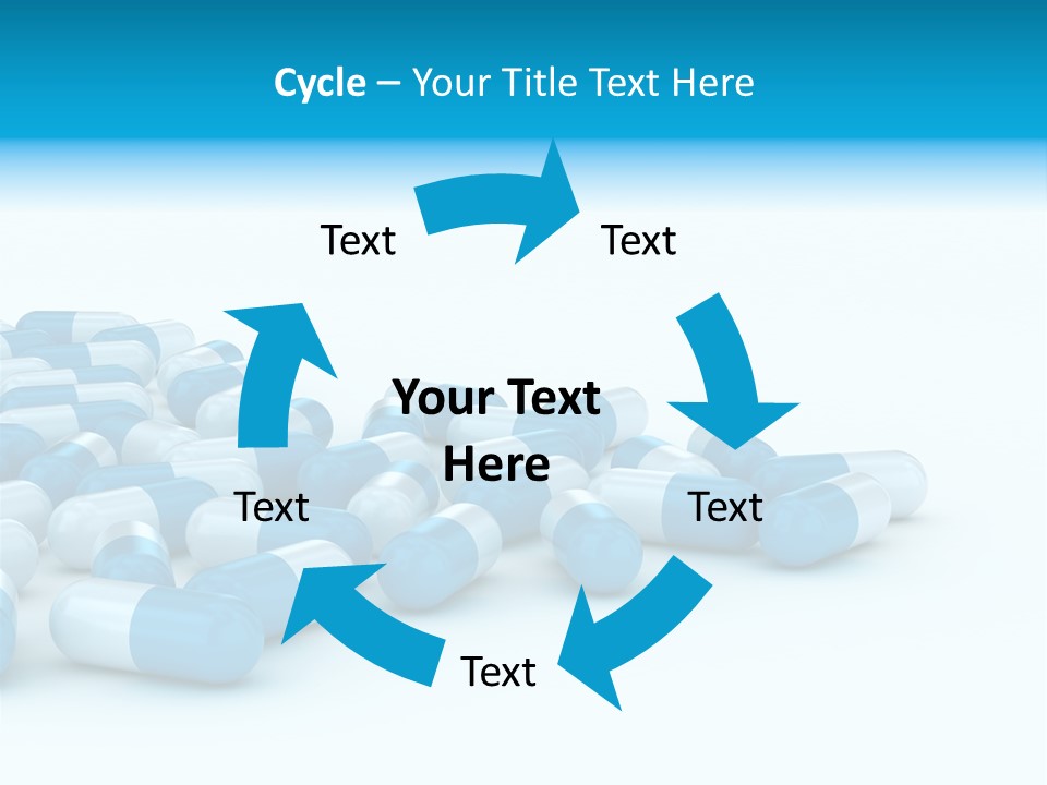 Painkiller Close Up Medicament PowerPoint Template