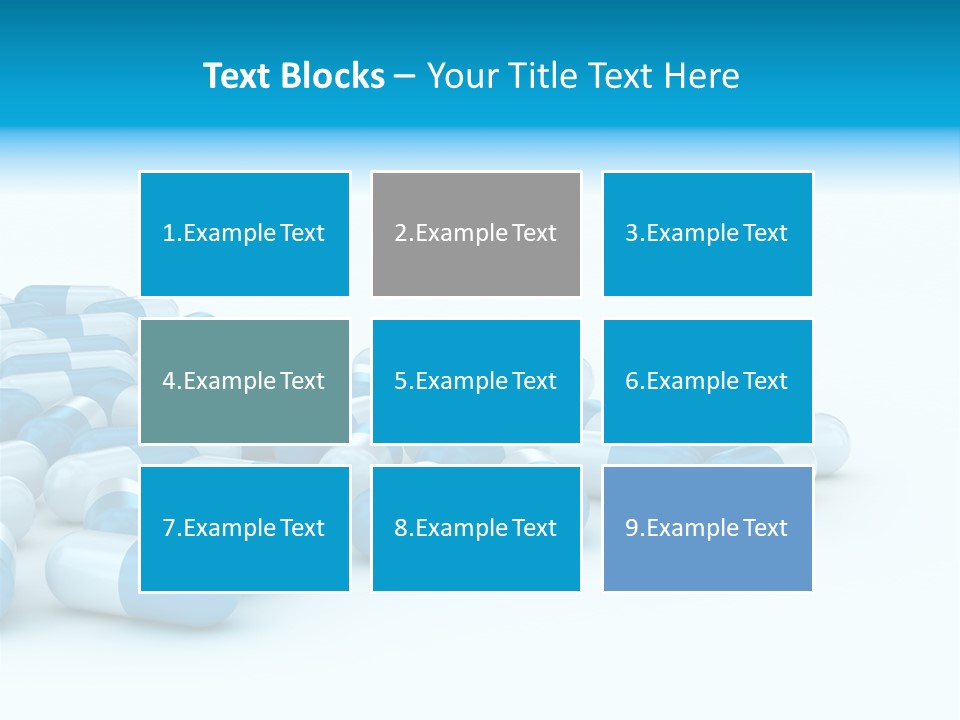 Painkiller Close Up Medicament PowerPoint Template