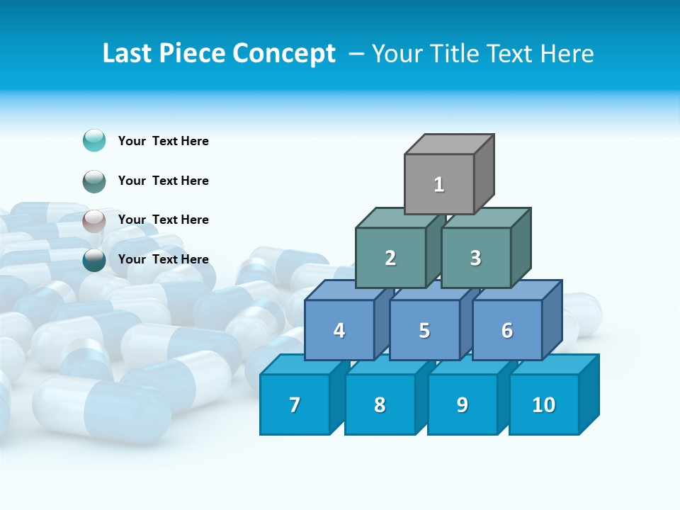 Painkiller Close Up Medicament PowerPoint Template