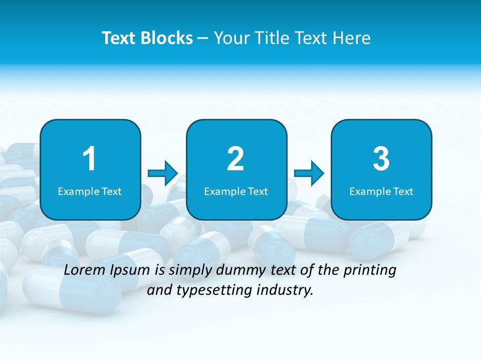 Painkiller Close Up Medicament PowerPoint Template