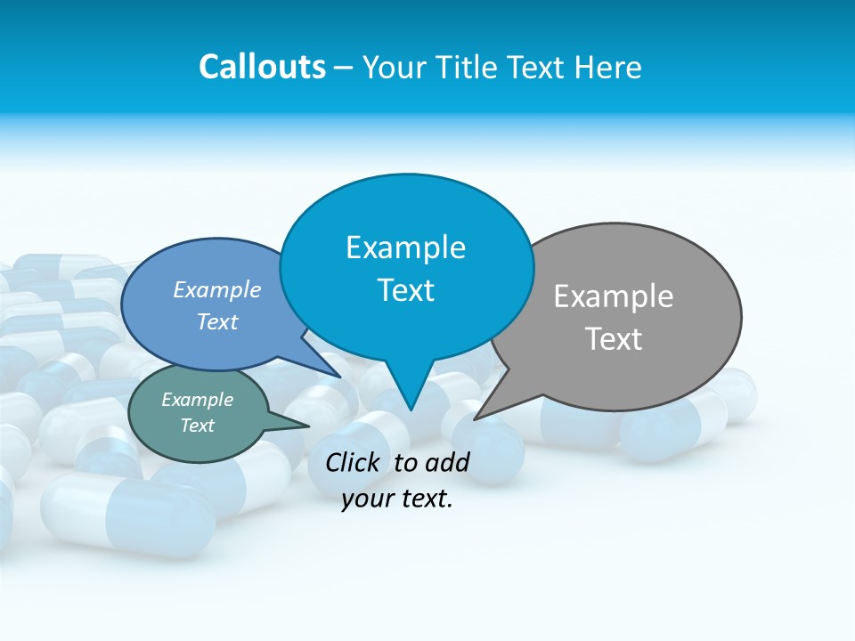 Painkiller Close Up Medicament PowerPoint Template