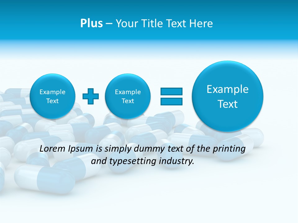 Painkiller Close Up Medicament PowerPoint Template