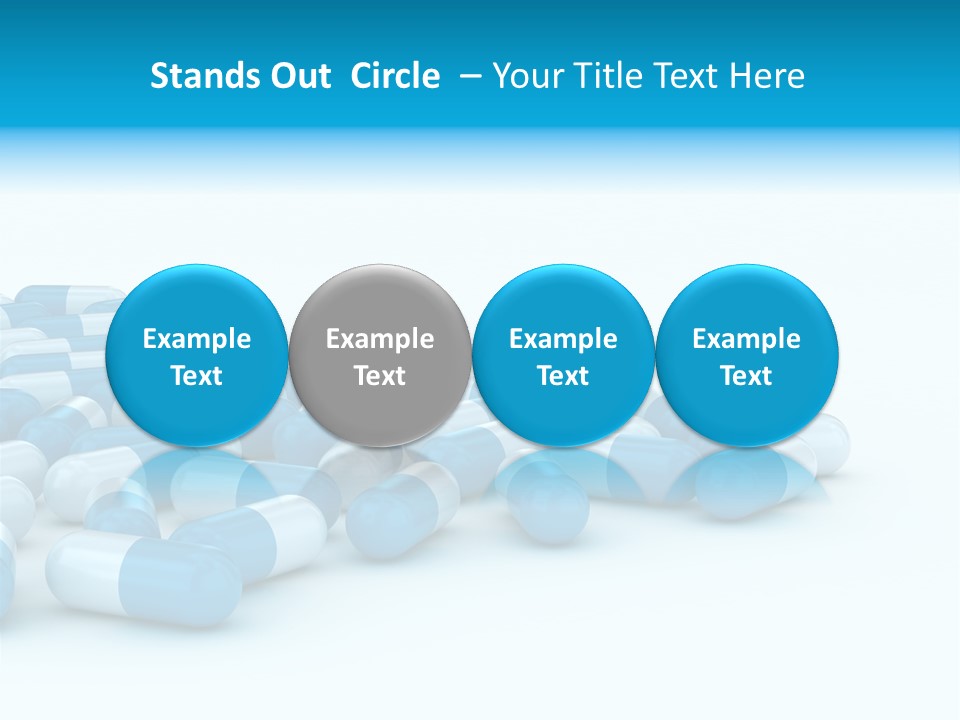 Painkiller Close Up Medicament PowerPoint Template