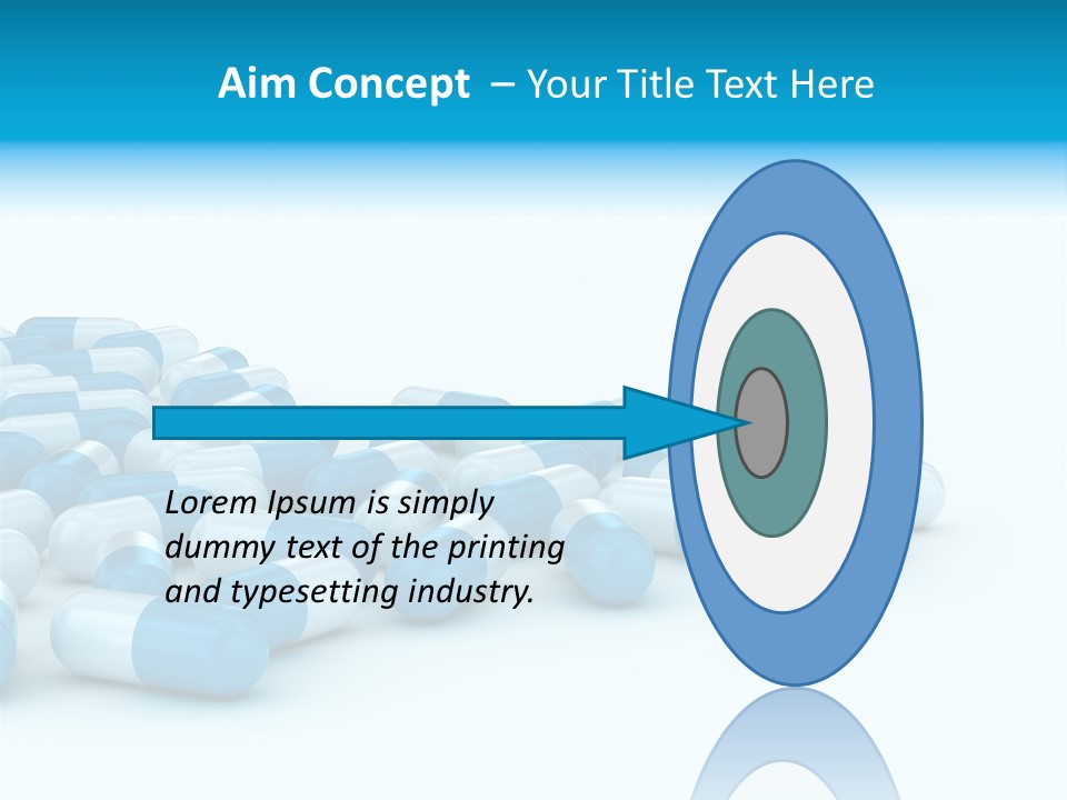 Painkiller Close Up Medicament PowerPoint Template