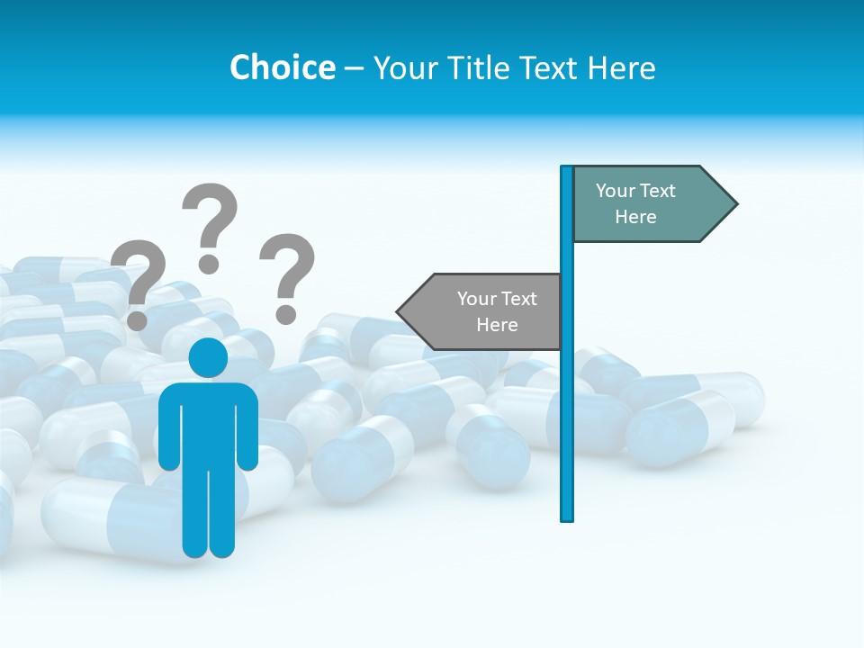 Painkiller Close Up Medicament PowerPoint Template