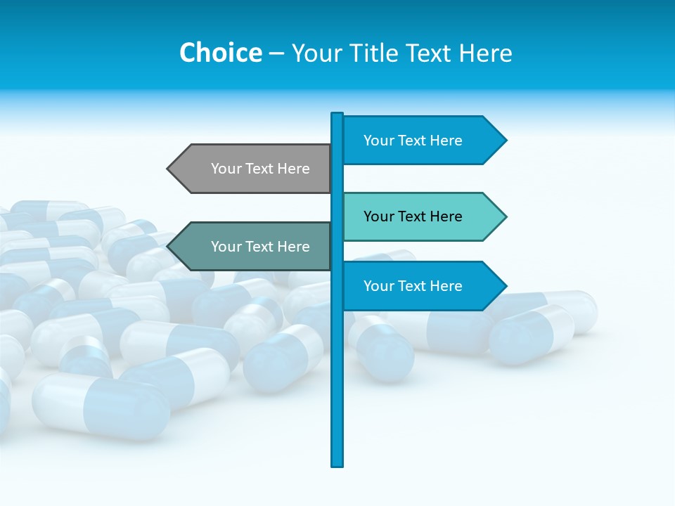Painkiller Close Up Medicament PowerPoint Template