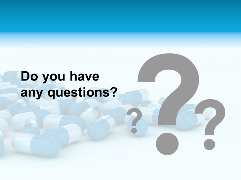 Painkiller Close Up Medicament PowerPoint Template