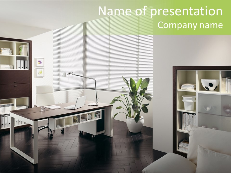 Interior Structure Apartment PowerPoint Template