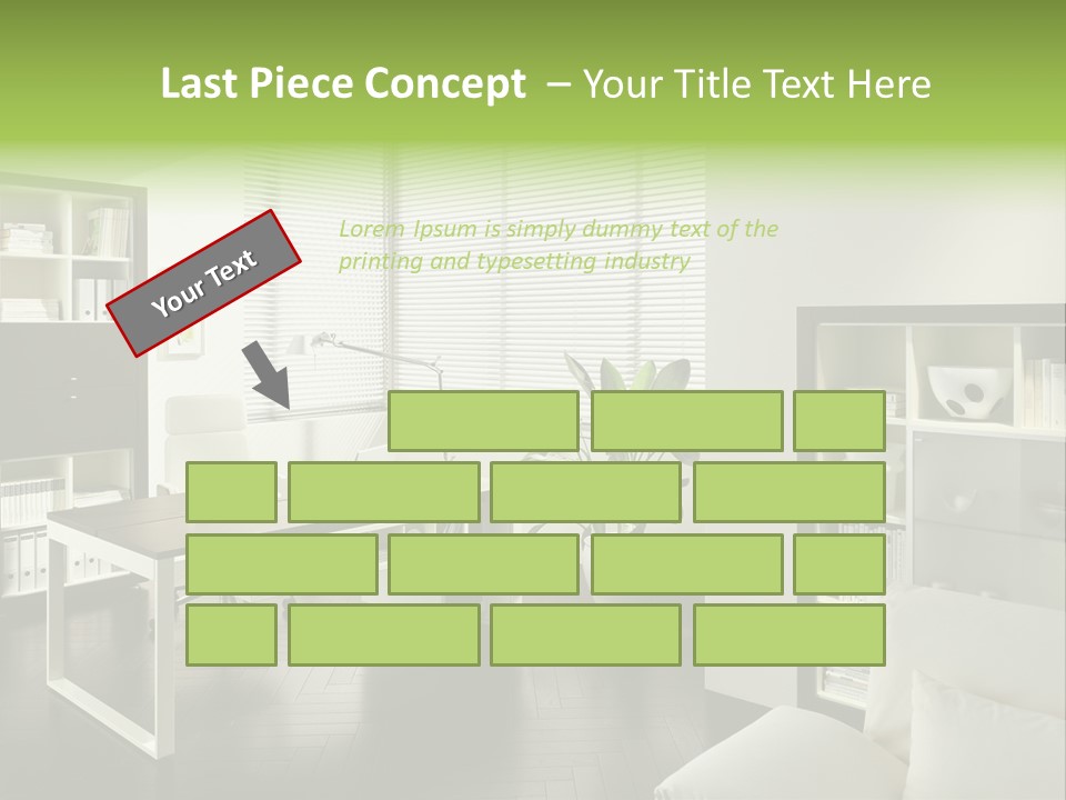 Interior Structure Apartment PowerPoint Template
