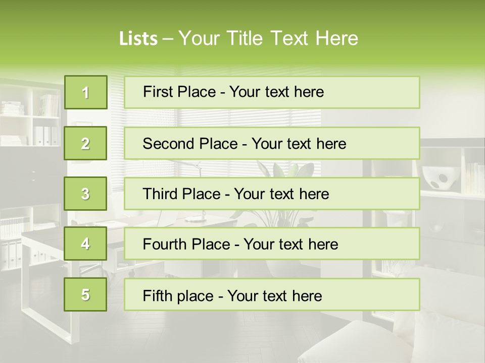 Interior Structure Apartment PowerPoint Template