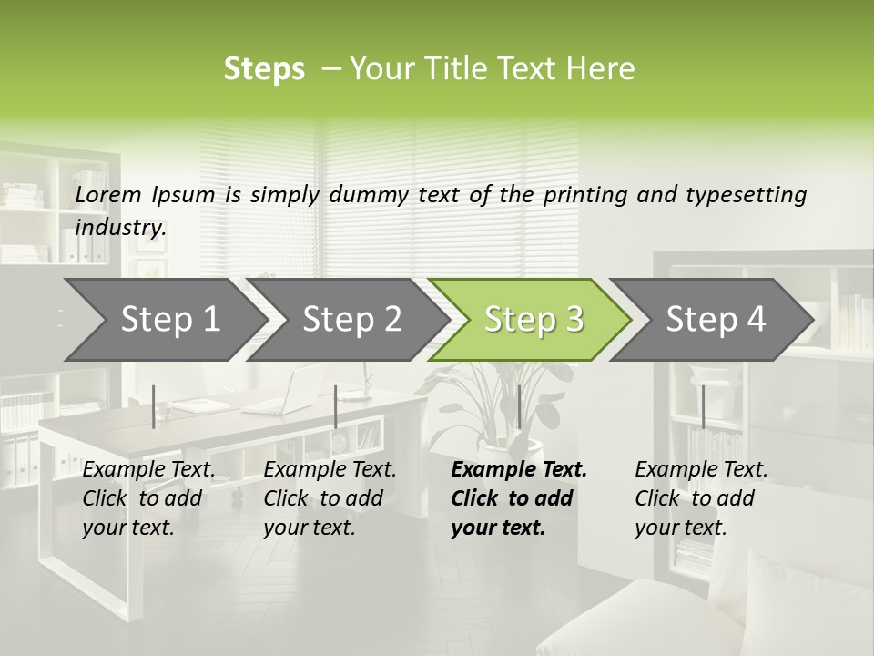 Interior Structure Apartment PowerPoint Template