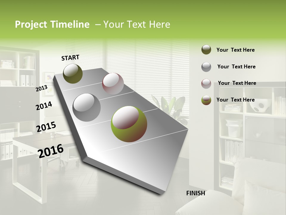 Interior Structure Apartment PowerPoint Template