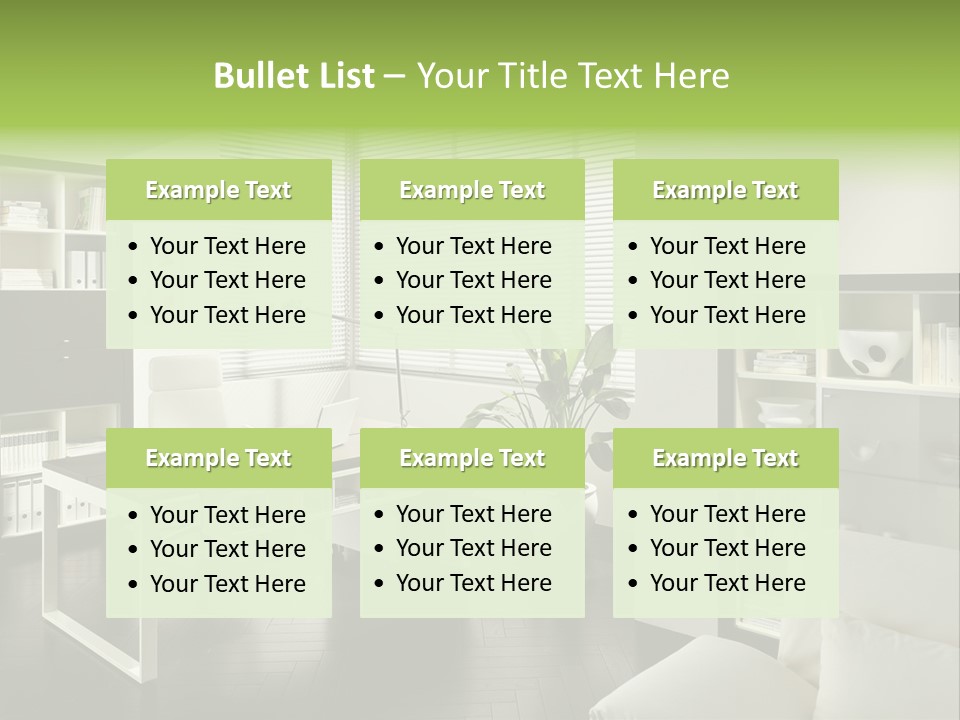 Interior Structure Apartment PowerPoint Template