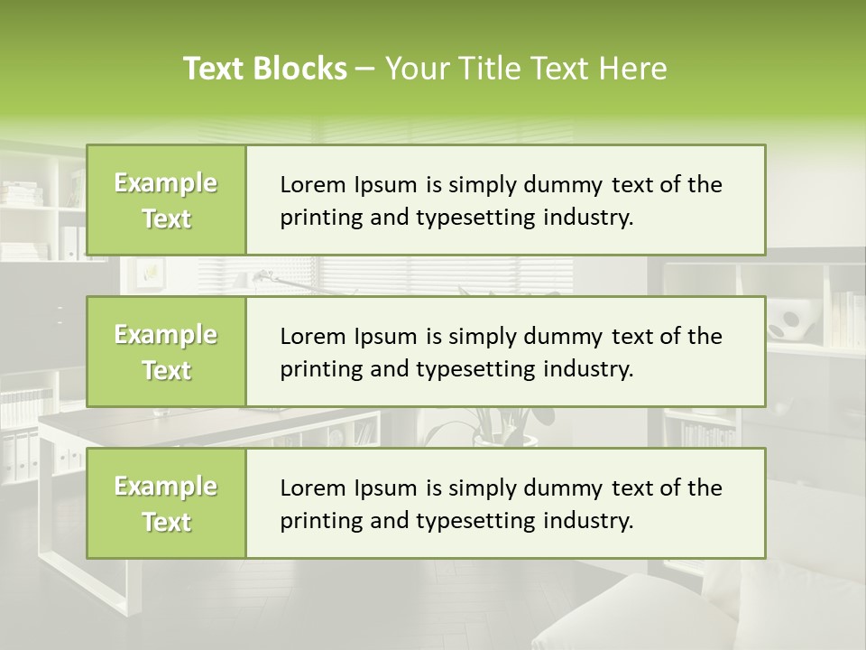 Interior Structure Apartment PowerPoint Template