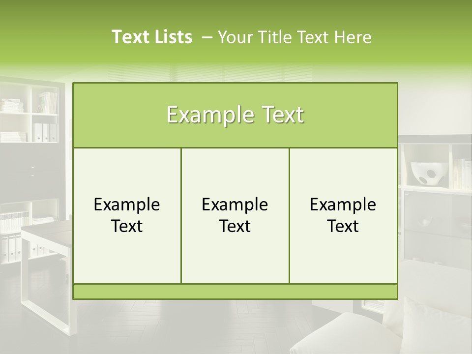 Interior Structure Apartment PowerPoint Template