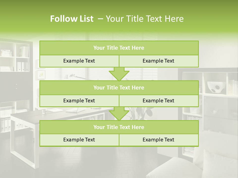Interior Structure Apartment PowerPoint Template