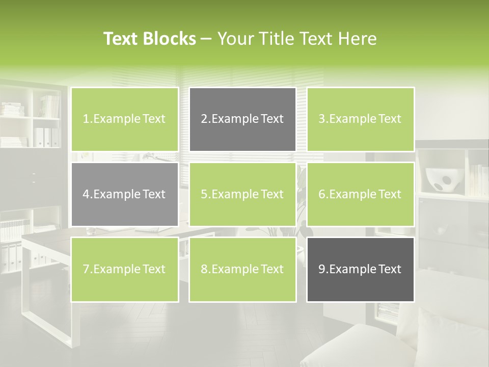 Interior Structure Apartment PowerPoint Template