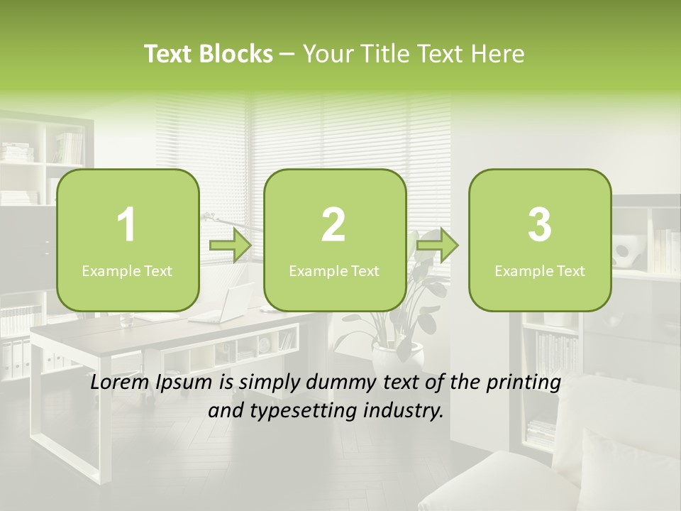 Interior Structure Apartment PowerPoint Template