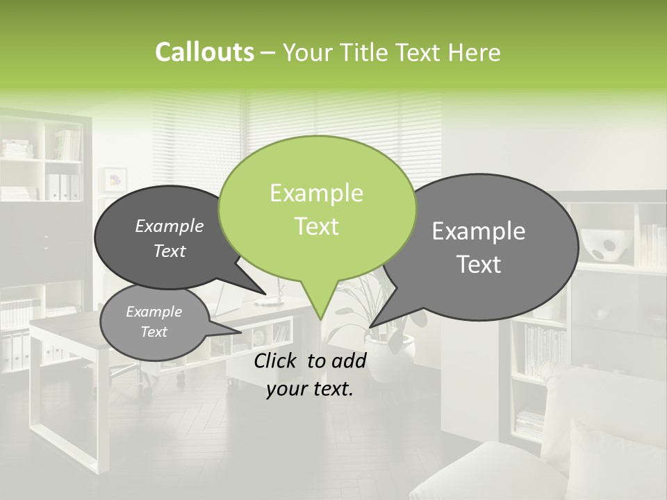 Interior Structure Apartment PowerPoint Template